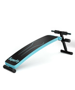Folding Weight Bench Adjustable Sit-up Board Workout Slant Bench-Blue - ... - €114,94 EUR