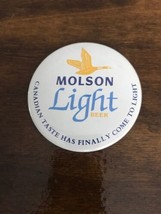 Vintage Pin Button- Goose Logo Molson Light Beer, Canadian Taste - £7.83 GBP