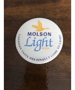 Vintage Pin Button- Goose Logo Molson Light Beer, Canadian Taste - £7.81 GBP