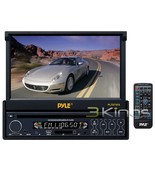 Pyle Single DIN In Dash Car Stereo Head Unit w/ 7inch Flip Out Touch Scr... - $282.99