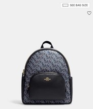 Coach Court Backpack With Coach Monogram Print NWT - £135.35 GBP