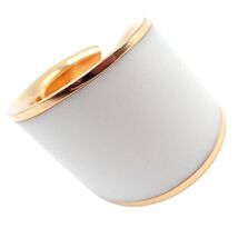 Rare! Vhernier 18k Rose Gold Vague Crossover Camuration Cacholong Ring sz 6 - $6,750.00