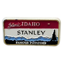 Stanley Idaho Vintage Fridge Magnet Famous Potatoes License Plate Design - £7.80 GBP