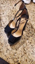 Sam Edelman Womens Kori  Blavk Ankle Strap Sandals Sz US 8.5 - $88.11