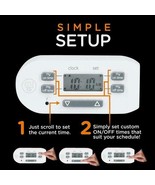 My TouchSmart Simple Set 2-On/Off Indoor Digital Plug-In Bar Timer - $8.90