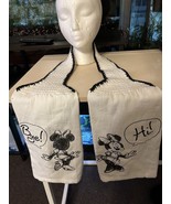 Disney Minnie Mouse Towel Scarf, handcrocheted - $214.84 MXN