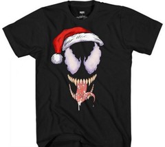 Mad Engine Marvel Venom in Santa Hat Men Short Sleeve Graphic T-Shirt (X... - £7.90 GBP