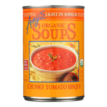 Amy&#39;s Organic Chunky Tomato Bisque Soup, 14.5 oz Can Case 12, low salt - £62.94 GBP
