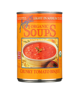 Amy&#39;s Organic Chunky Tomato Bisque Soup, 14.5 oz Can Case 12, low salt - £61.75 GBP