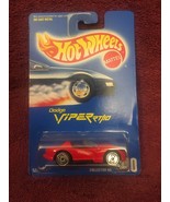 1991 Hot Wheels Dodge Viper RT/10 Collector #210 [Red] Blue Card - £4.47 GBP