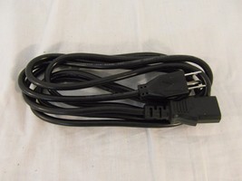MEC ST-003 E58406 300V Black 18 AWG 3 Prong Computer / Appliance 7&#39; Powe... - £6.32 GBP
