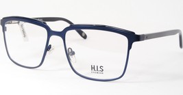 H.I.S by MPG HT4308 003 Blue UNIQUE EYEGLASSES GLASSES FRAME HIS 55-16-1... - $89.09