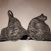 La Vie En Rose Women’s 36C Zebra Print Padded Bra Underwire - £4.64 GBP