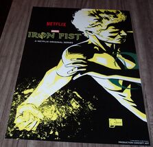 Marvel Comics IRON FIST TV Show NYCC PROMO POSTER PRINT NEW 20X13 JOE QU... - $14.85