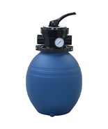 vidaXL Sand Filter Blue High-density polyethylene 11.8 in Durable - €205,56 EUR