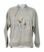 Disneyland Paris Iridescent Mirror Castle Hoodie Sweatshirt Lavender Cor... - $56.70 CAD