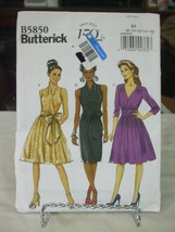Butterick B5850 Misses Dress Pattern - Size 8-16 Bust 31.5 to 38 Waist 2... - $17.47