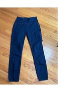 Spanx Jeggings Pull On High Waist Dark Wash Denim Pants Size M/M - $38.08 CAD