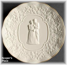 Lenox The Wedding Promise Bisque Bridal Plate 8.25&quot; Mint Condition - £7.99 GBP