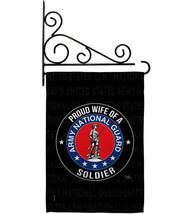 Army Proud Wife Soldier - Impressions Decorative Metal Fansy Wall Bracket Garden - £24.75 GBP