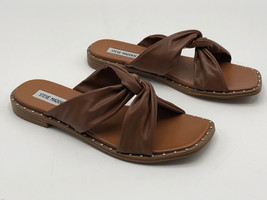 Steve Madden Women’s Square Toe Rivet Slide Sandal Vegan Leather Size 8 - $48.00
