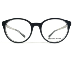 Michael Kors MK 4018 Mayfair 3033 Eyeglasses Frames Black Clear Silver 50-18-135 - £43.98 GBP
