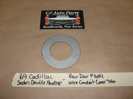 69 Cadillac Sedan Deville Rear Door Hinge Cover Wire Conduit Plastic Trim Ring - £19.38 GBP