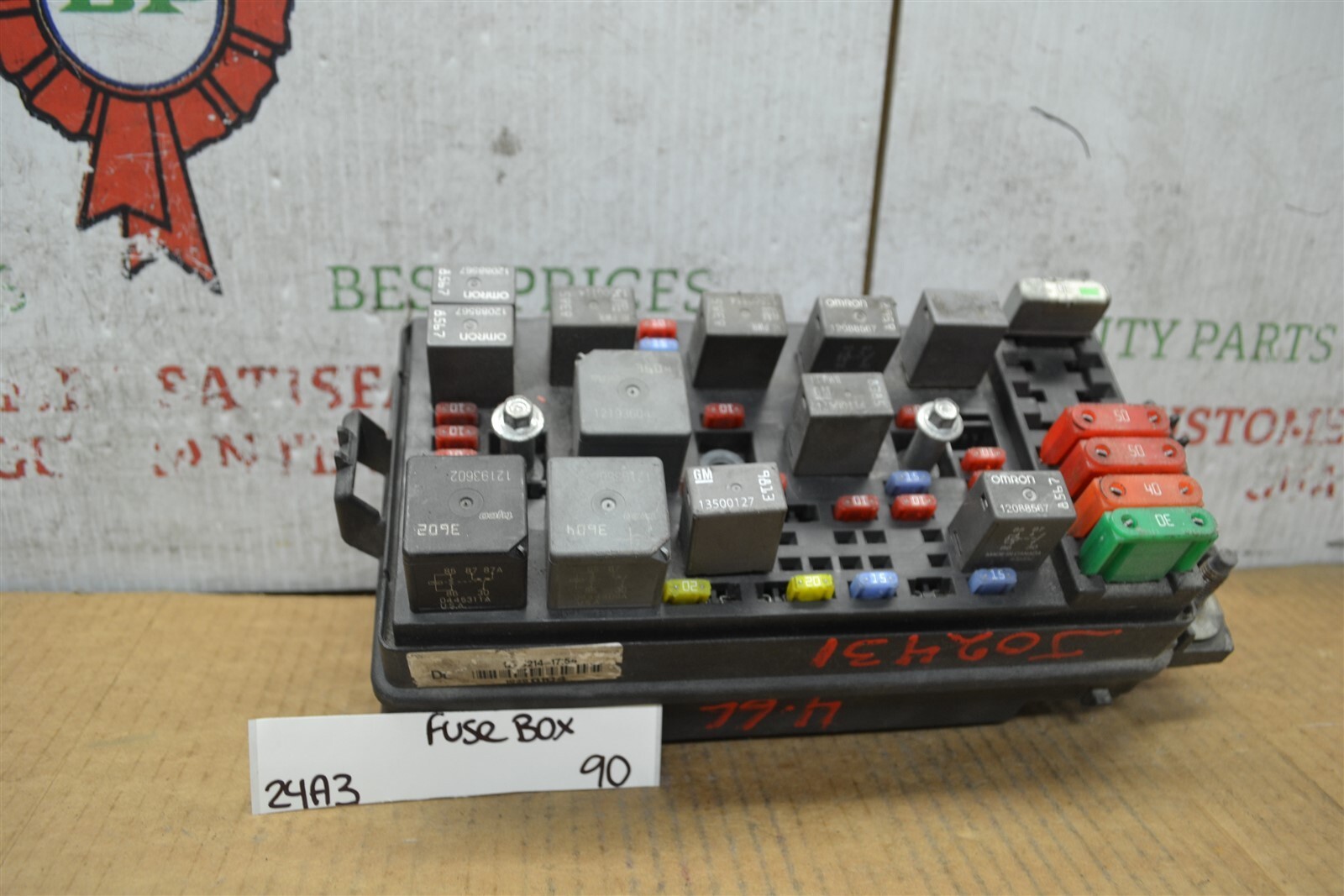 2000-05 Cadillac DeVille Fuse Box Relay Junction Unit 10366104 Module 90... - $40.66
