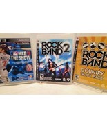 PlayStation Rock Band and Baseball (3 Disc Sets) - £18.28 GBP