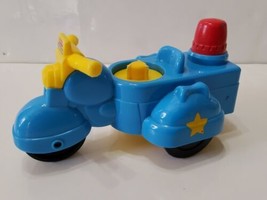 Fisher Price Little People Animalville Police Cycle w/ Sounds Working  - $13.99