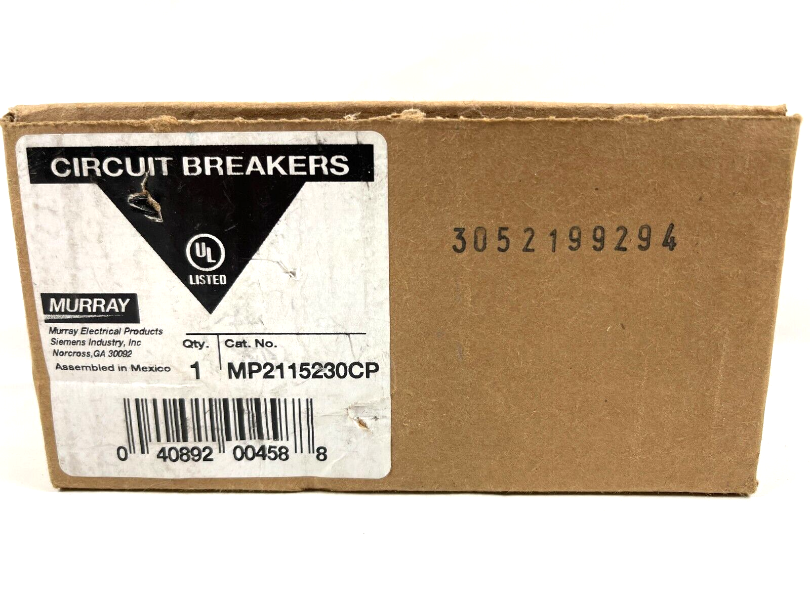 New Murray MP2115230CP Breakers - Double Pole 30 & Two Single Pole 15 120/240 V - $27.71