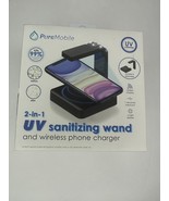 PureMobile  Black Portable UV Sterilization and Wireless Charger - $6.80