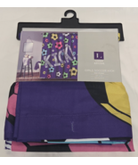 Lush Décor One Shower Curtain 72in x 72in Girls Soccer Kick Purple Fabric - $38.01 CAD