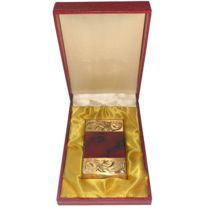 Rare Hi Point Red and Gold Arabesque Butane End Lighter - £137.66 GBP