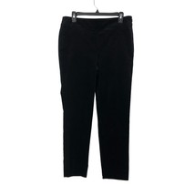 Talbots Chatham Pants Womens 8 Used Black Velvet Like - £19.36 GBP