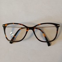 Jones New York Women&#39;s Brown Tortoise Cat Eye Eyeglass Frames J775 54-17-140 mm - £23.79 GBP