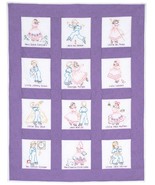 Jack Dempsey Needle Art Nursery Rhymes Nursery Quilt Blocks - €10,95 EUR Jack Dempsey Needle Art Nursery Rhymes Nursery Quilt Blocks - €10,95 EUR
