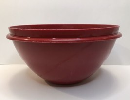 Vintage Tupperware Bowl (NO LID) Red  233-25 B Diameter 5.5” Made in USA Harvest - £4.79 GBP