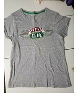 FRIENDS T-Shirt Gray TV Series Central Perk Sequins Detail Coffee Mugs  - $20.31 CAD
