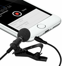 Lavalier Microphone-IPhone/Android Supported-OMNI-1.5M Cable- - $9.78