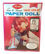 Avalon Teena the Teenager Paper Doll Magic Lock-et Snap Original VTG Sea... - $24.69