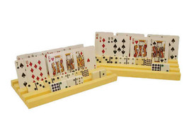 8 Domino Racks and Card Holders Dominoes Mexican Train Game Holder Rummy Poker - £31.67 GBP