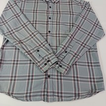 Columbia AM7968 Men's Gray Cotton Plaid Rapid Rivers II Button-Down Shirt Size L image 12