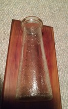 Rare VTG Shore Drive Inn 3 Cent Half Pint Clear Milk Juice Bottle Embossed - $129.99