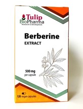 Berberine Extract 500mg 120 Caps Balance Lose Weight, Cholesterol - $23.99