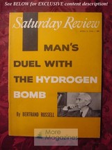 Saturday Review April 2 1955 Bertrand Russell John Steinbeck Gorham Munson - £13.81 GBP
