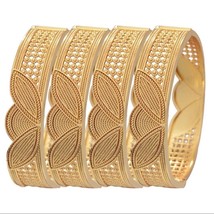 24k gold plated Dubai bangle jewelry bracelet  bangle 1 Pc - £19.54 GBP