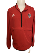 Adidas Men's North Carolina State Univ. 1/4 Zip Pullover L - $37.99