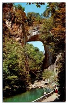 Natural Bridge Virginia Postcard RK Motors Hamilton Ohio Advertisement - £40.96 GBP