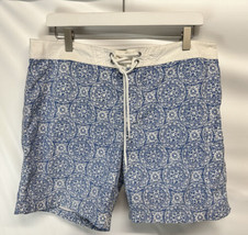 J Crew Mens Vtg Style Board Shorts Swimsuit Pocket Lined 35 - £15.44 GBP